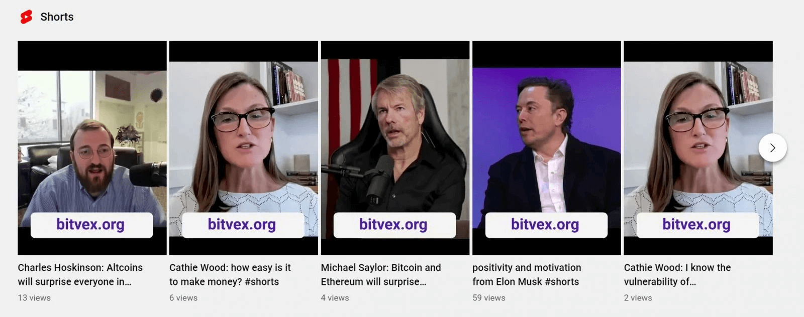 Loạt video short giả danh KOL Crypto