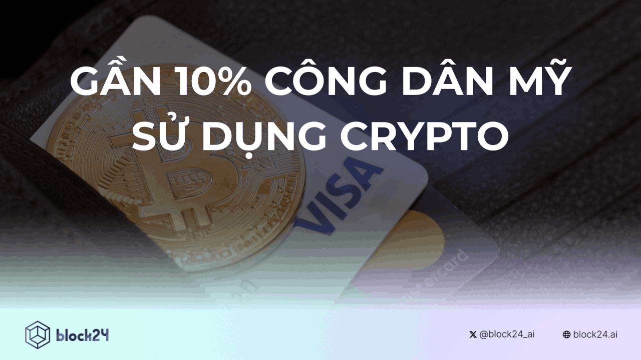 Gần 10% Công Dân Mỹ Dùng Crypto