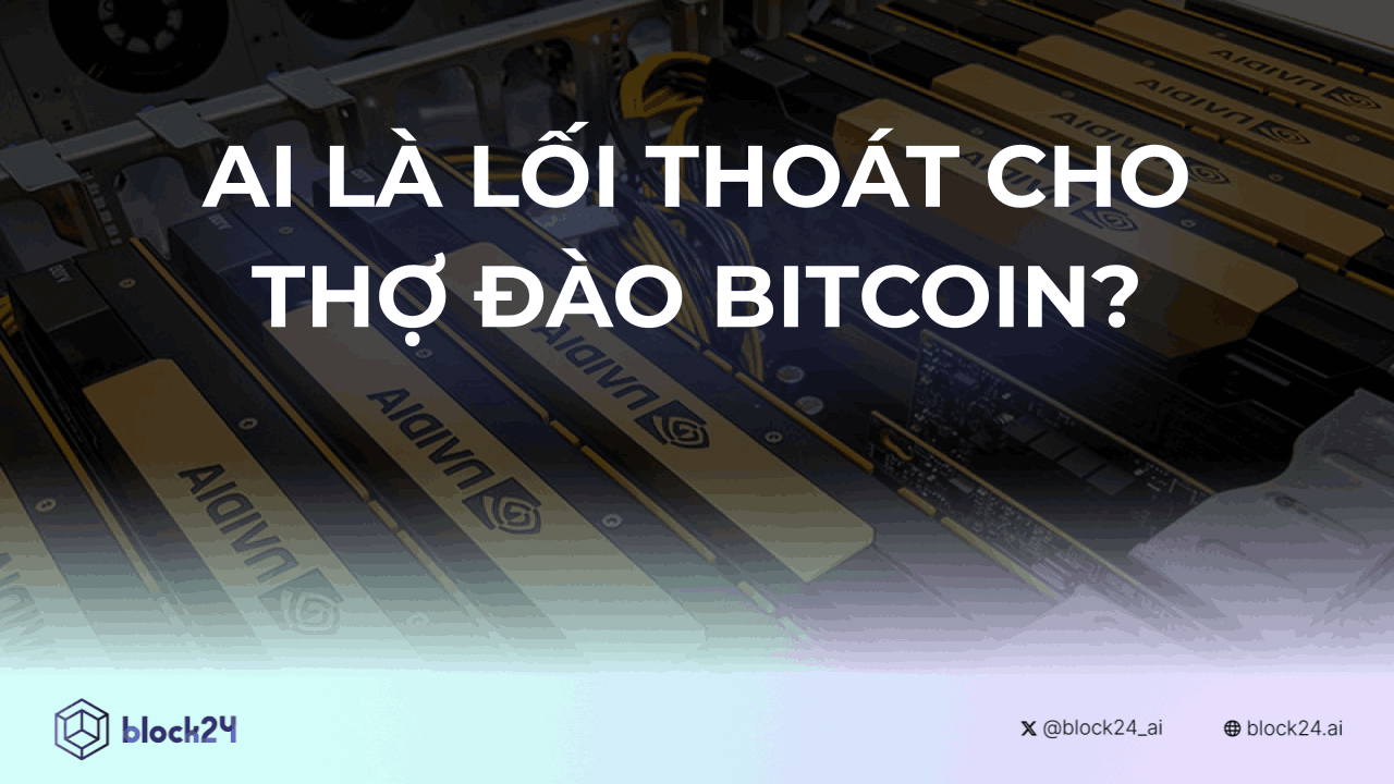 AI là lối thoát cho thợ đào Bitcoin?