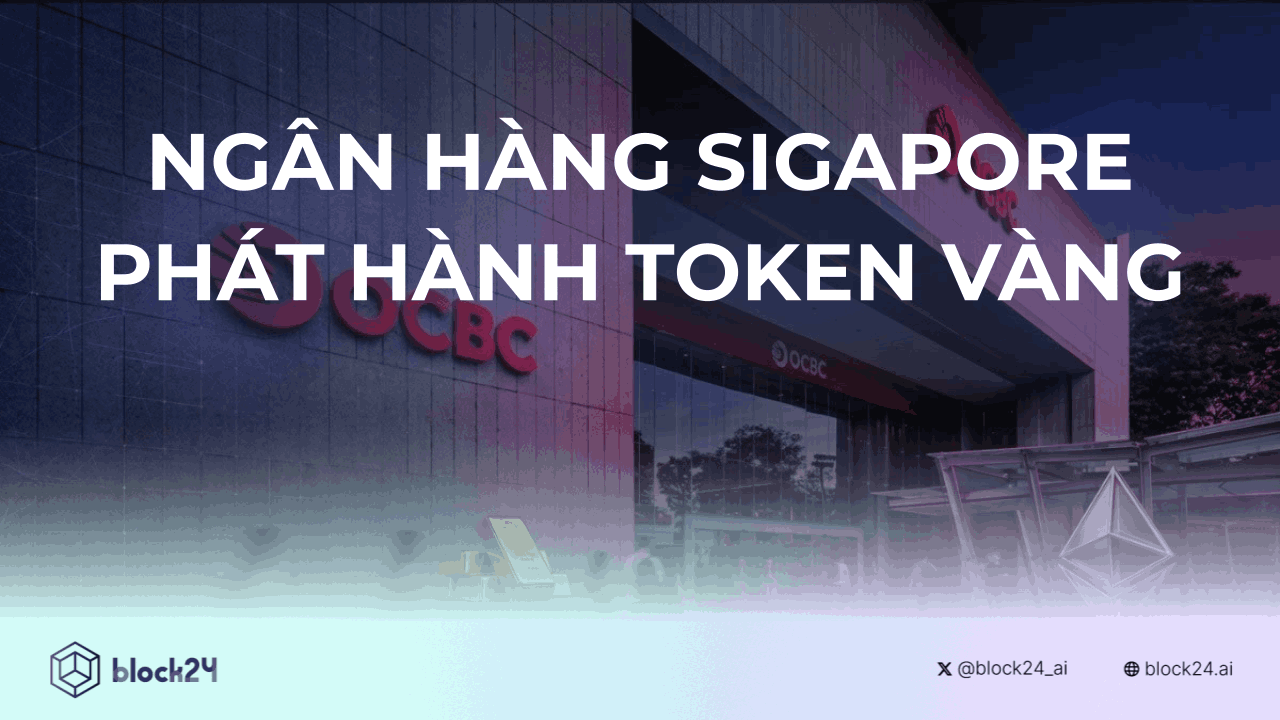 Ngân Hàng Singapore Ra Mắt Token Vàng Vật Chất GOLDX