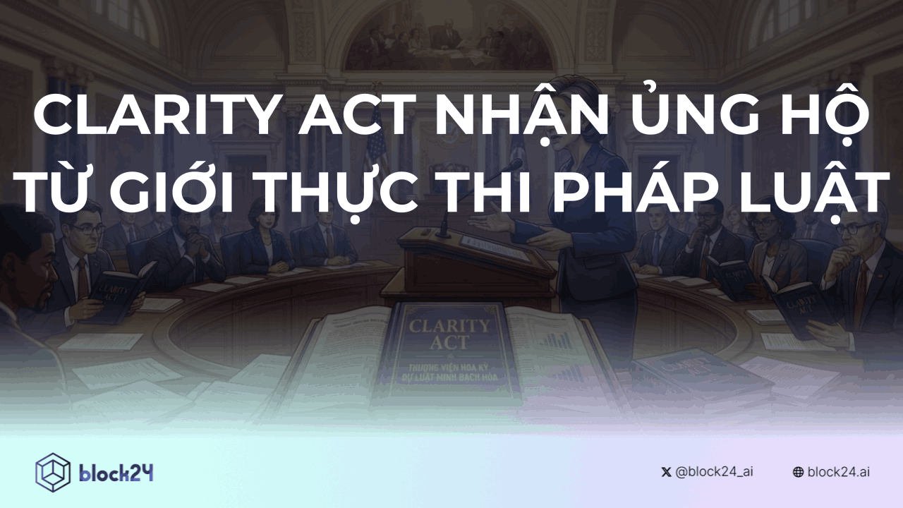 Clarity Act nhận thêm sự ủng hộ từ giới thực thi pháp luật