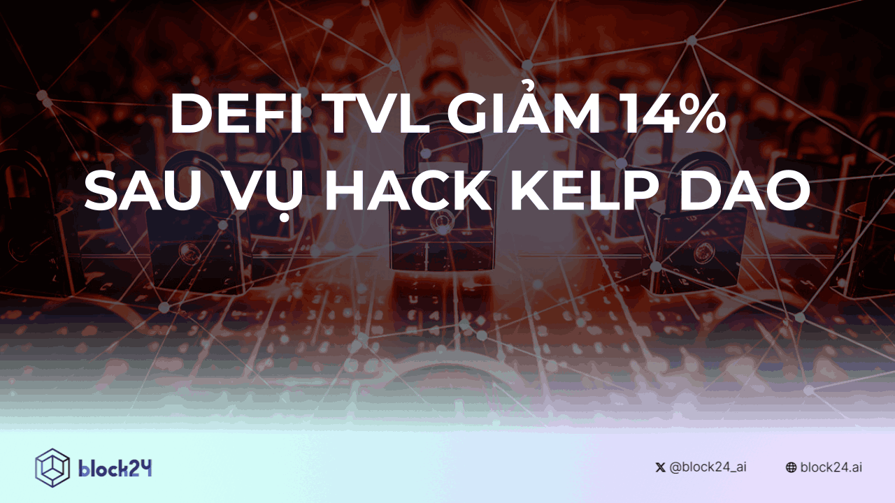 DeFi TVL Giảm 14% Sau Vụ Hack Kelp DAO