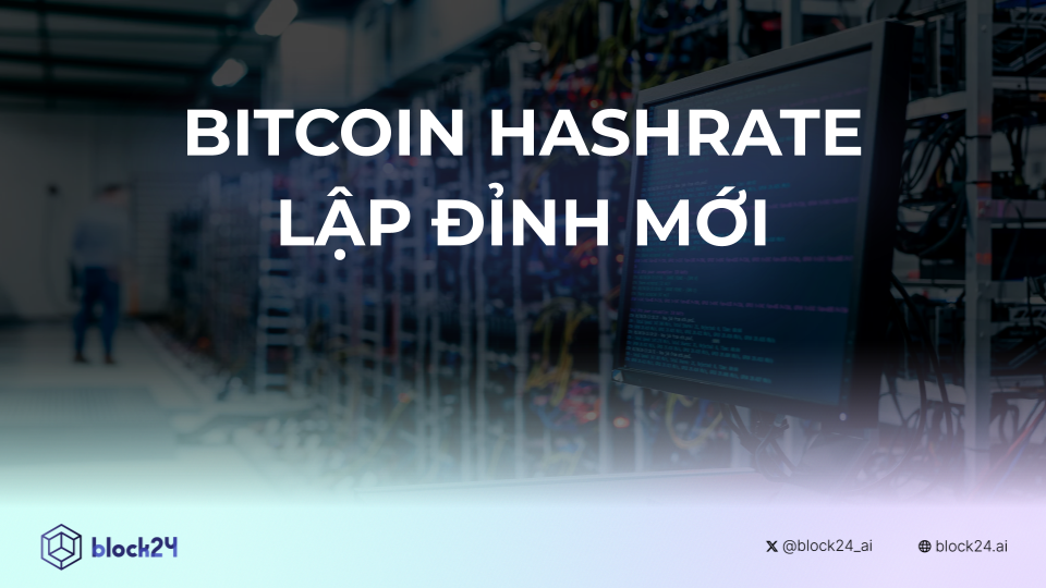 Bitcoin Hashrate lập đỉnh mới