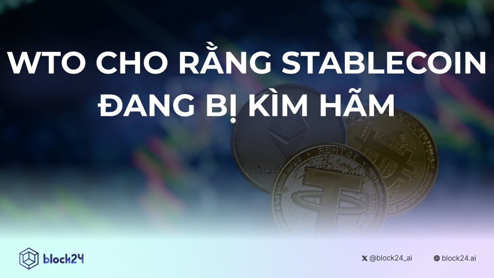 WTO cho rằng Stablecoin đang bị kìm hãm
