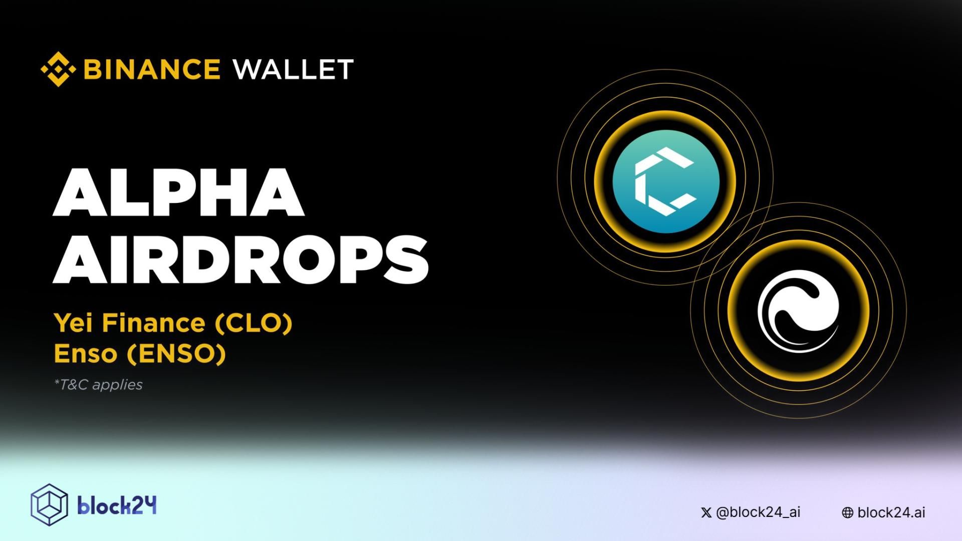 Binance sẽ airdrop 2 đồng coin này ngày 14/10/2025