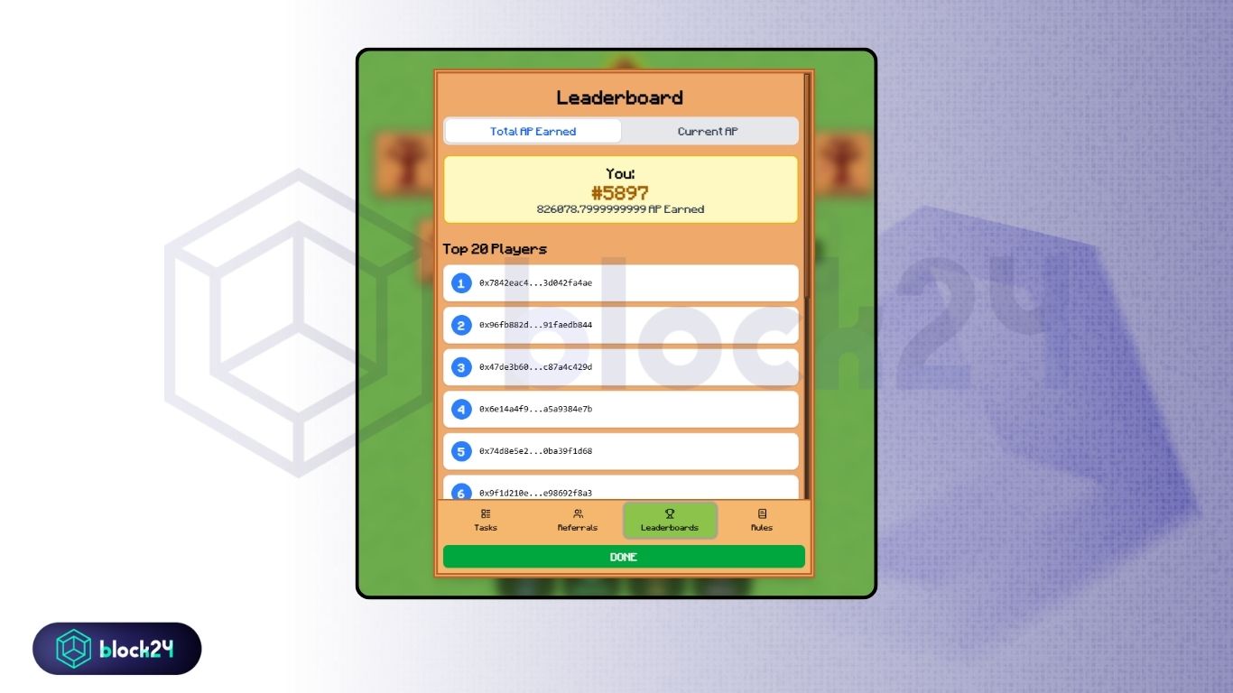 Kiểm tra Leaderboard