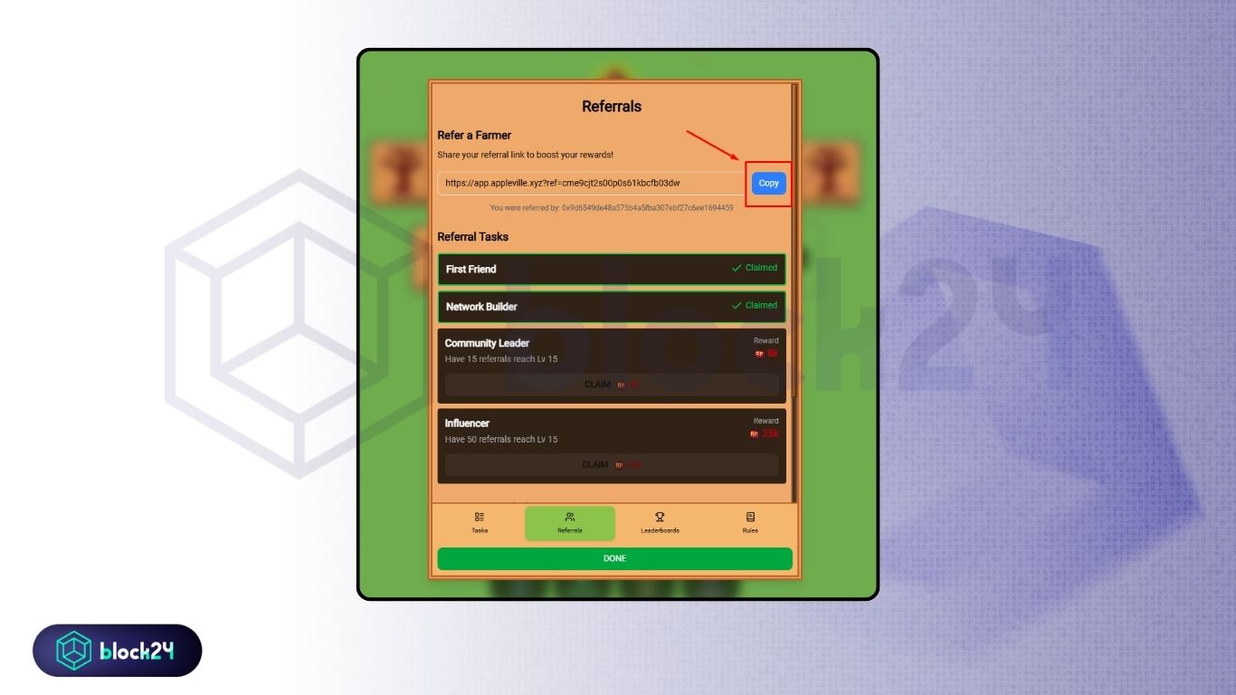 Copy link ref
