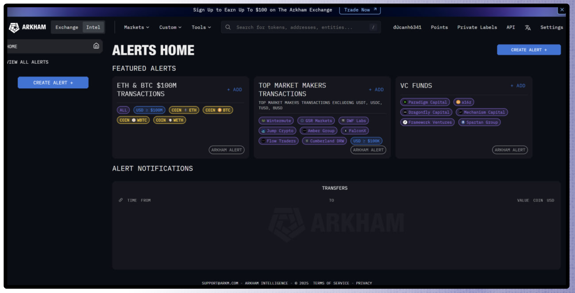 Arkham Alerts