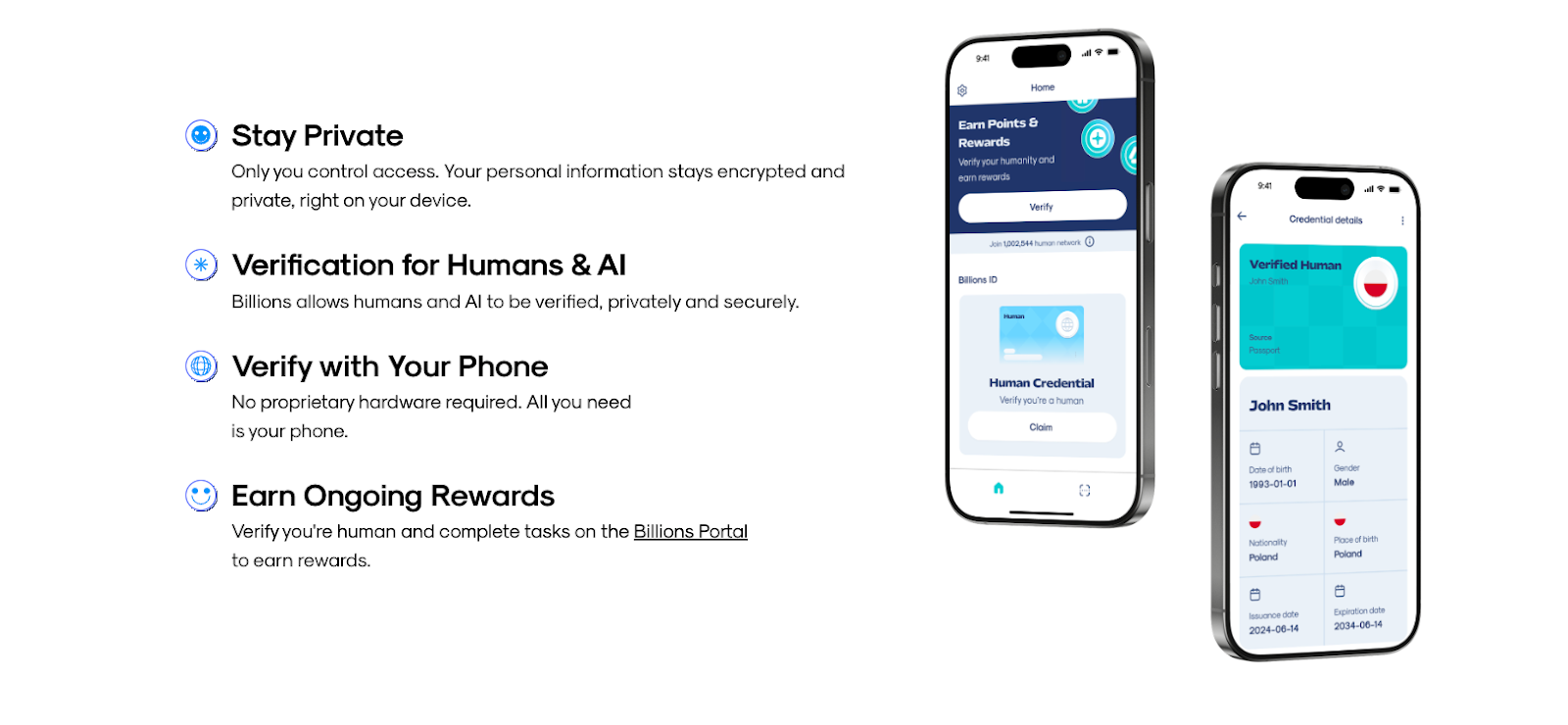 Các điểm nổi bật của Billions Network - Nguồn Billion