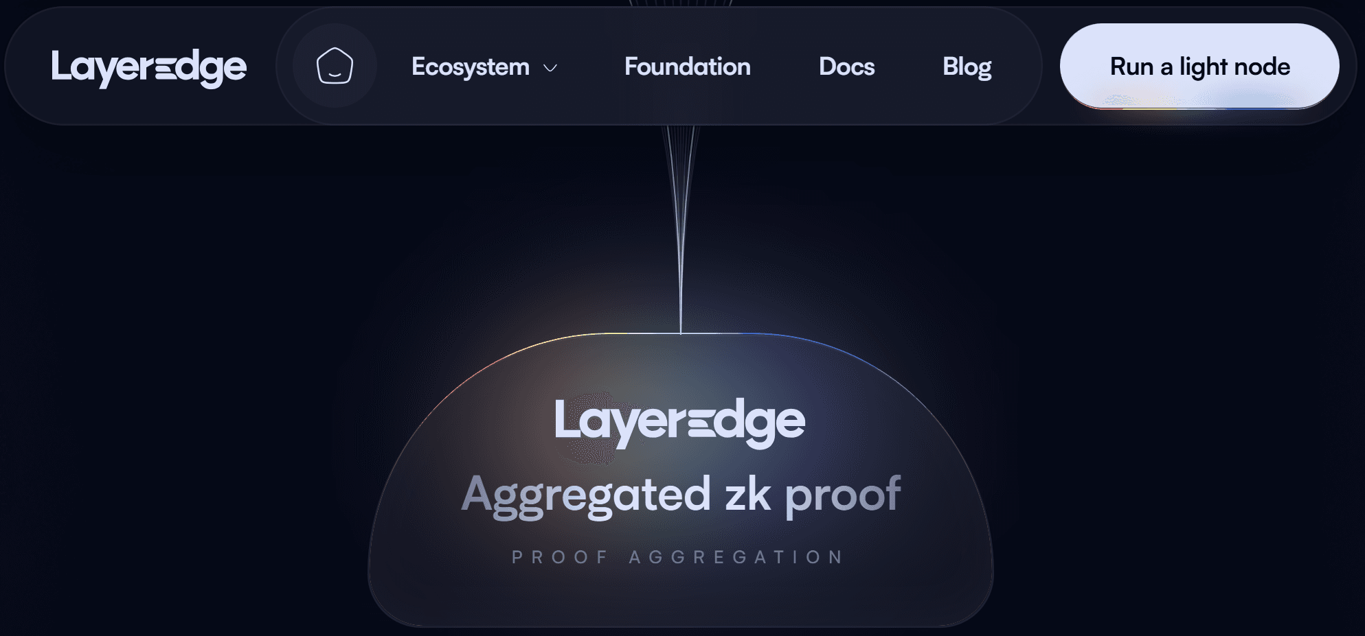 Giao diện website của dự án LayerEdge (EDGEN) - nguồn: LayerEdge