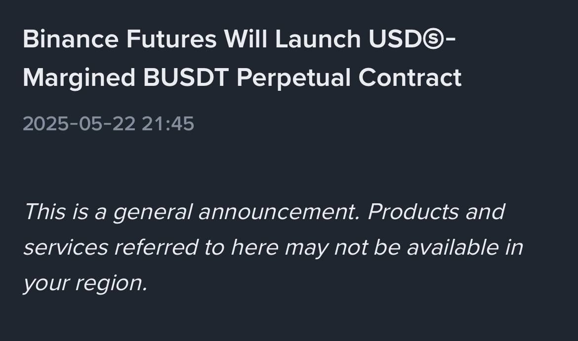 Binance Futures ra mắt đồng coin mới B (BUILDon) vào ngày 22/5/2025 - nguồn: Binance Announcement