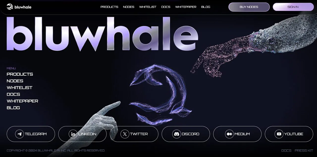 Trang chủ Bluwhale AI