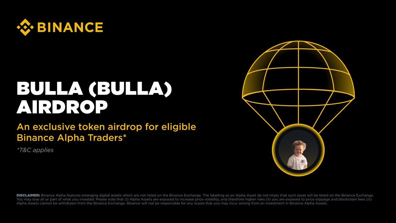 Binance Alpha sẽ airdrop BULLA vào ngày 22/6/2025!