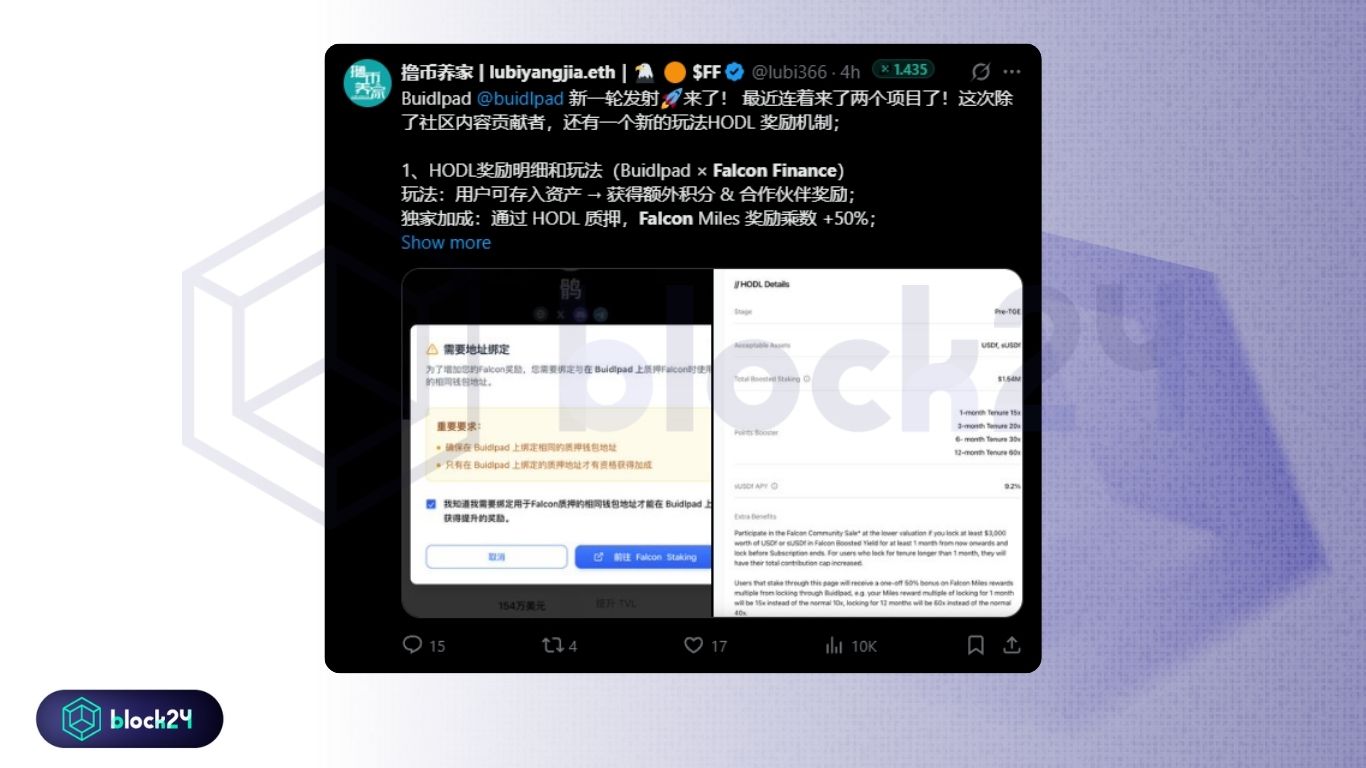 Đăng bài về Falcon Finance