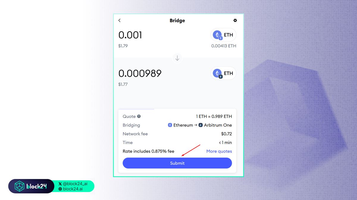 Các bước bridge token trên MetaMask