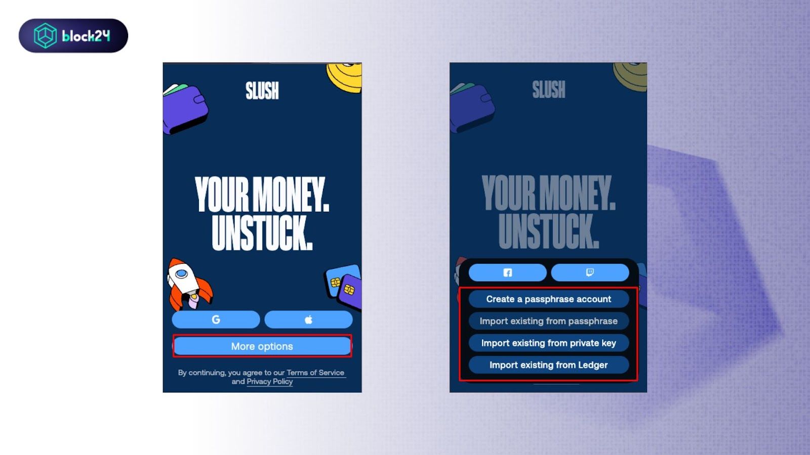 Tạo ví Slush Wallet