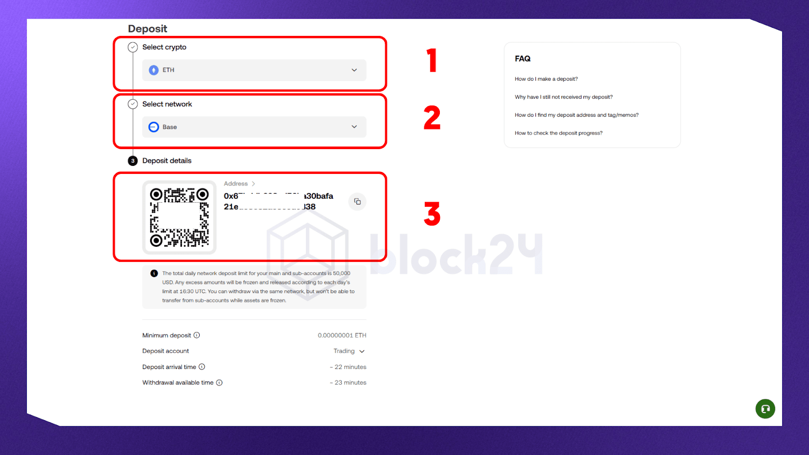 Chọn tài sản muốn rút từ ví Web3 về sàn OKX