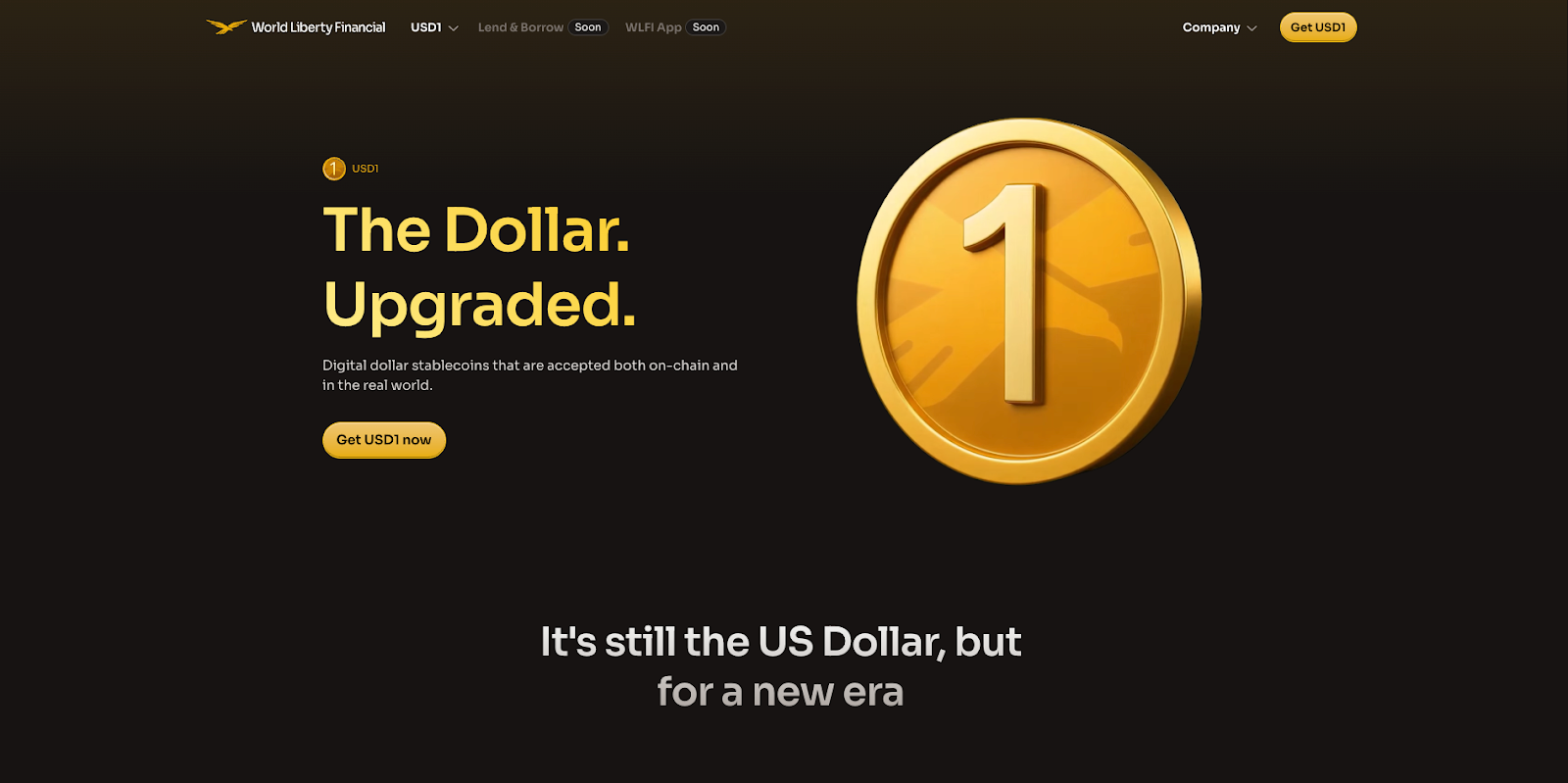 Trang chủ dự án World Liberty Finance