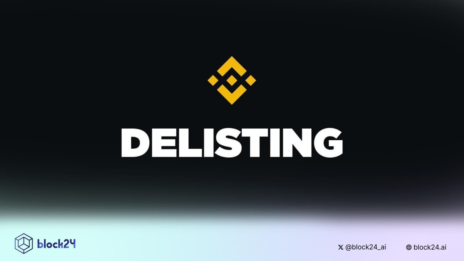 Binance, Bybit và OKX delist 5 đồng coin sau cuối tháng 8/2025!