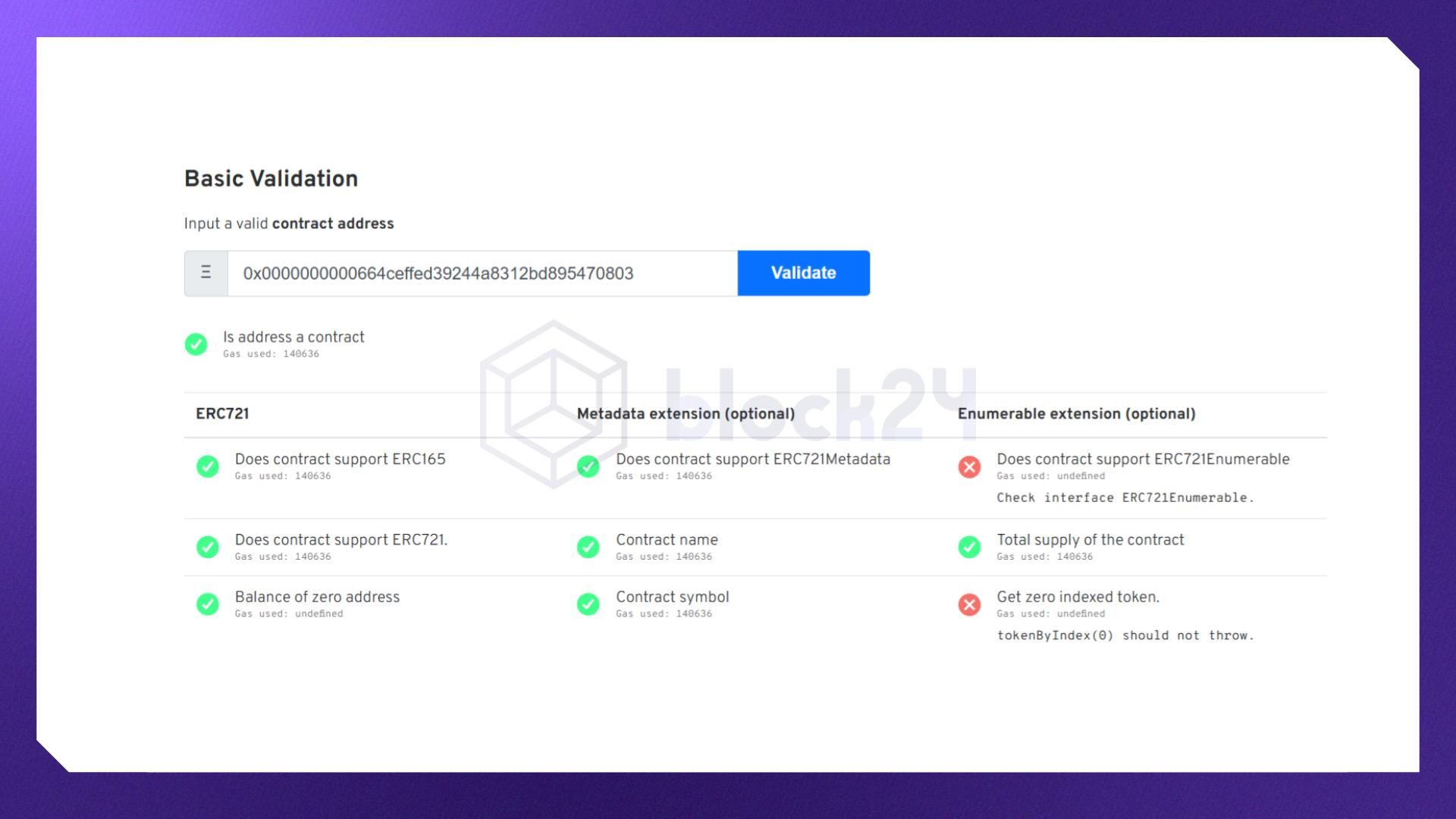 Kiểm tra tiêu chuẩn token bằng công cụ