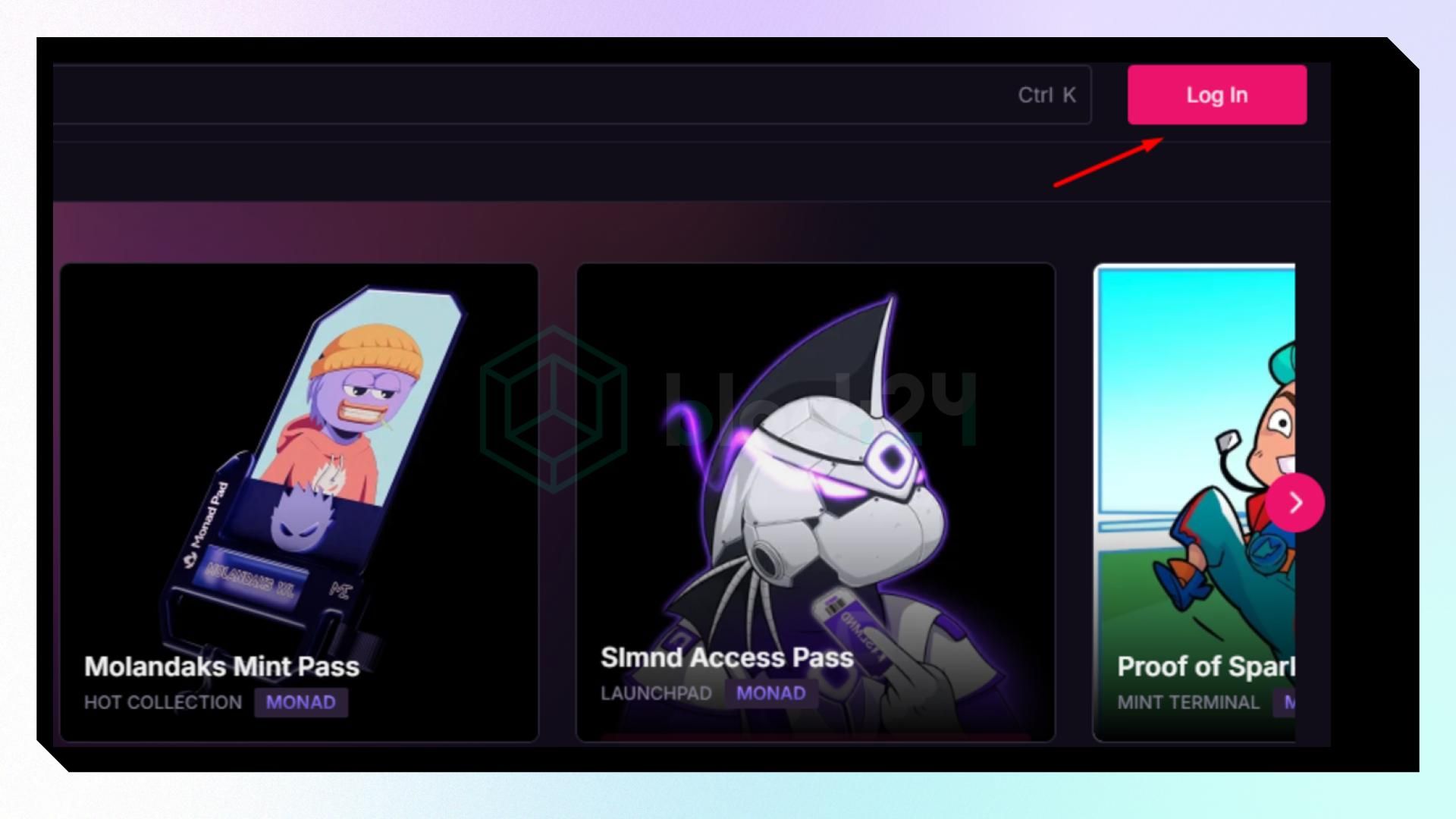 Log in để kết nối ví