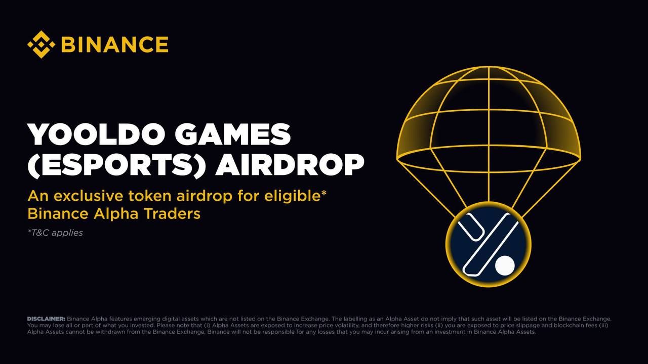 Binance Alpha sẽ airdrop ESPORTS vào ngày 19/7/2025!