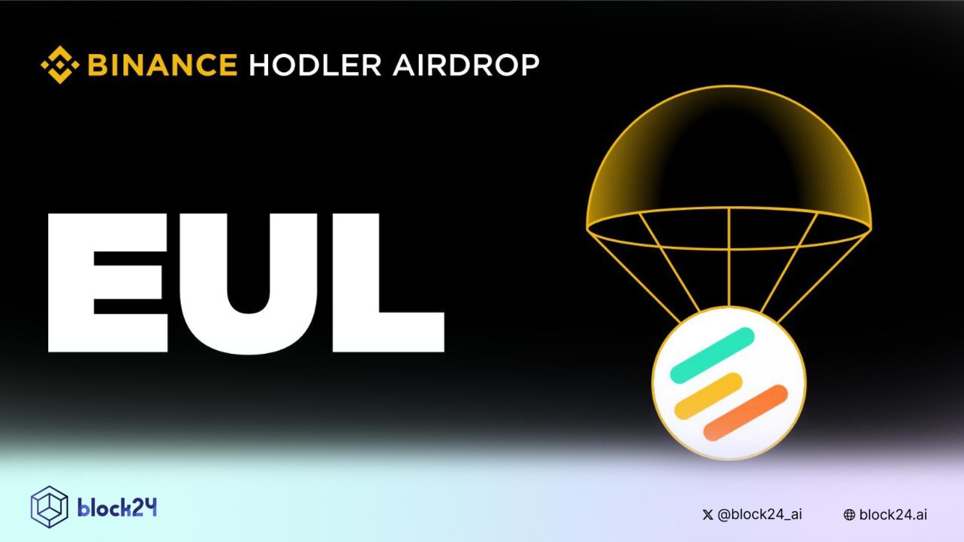 Binance sẽ niêm yết EUL (Euler) - dự án HODLer Airdrops số 51