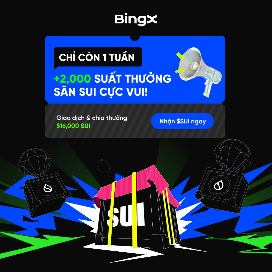 SUI Airdrop Frenzy kết thúc ngày 19/6/2025