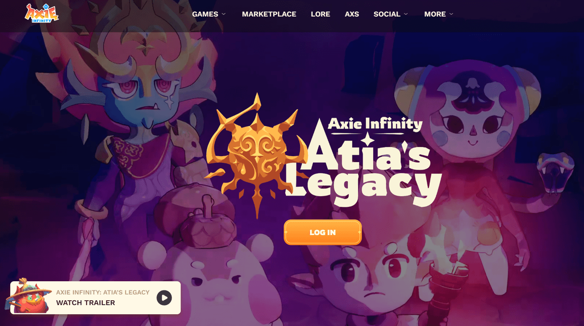 Axie Infinity - tựa game NFT