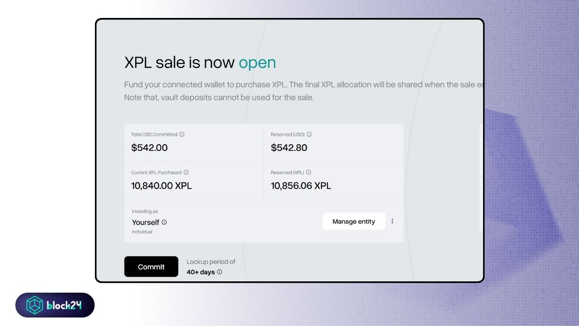 Mua XPL bằng stablecoin
