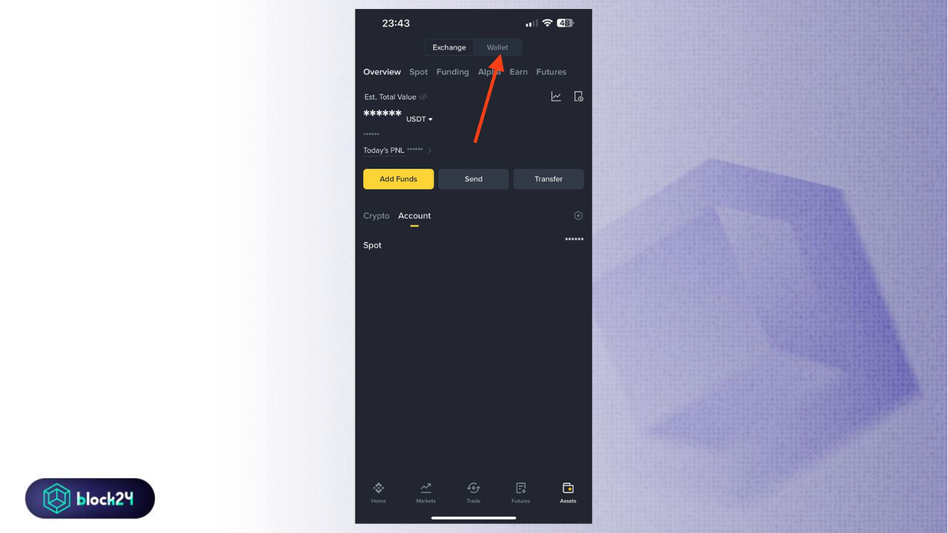 Mở ví Binance Web3 Wallet