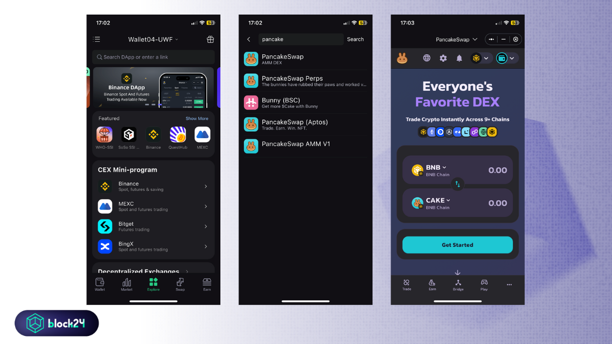 Sử dụng DApp trên SafePal