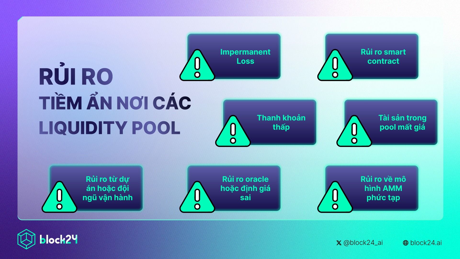 Rủi ro tiềm ẩn nơi các Liquidity Pool