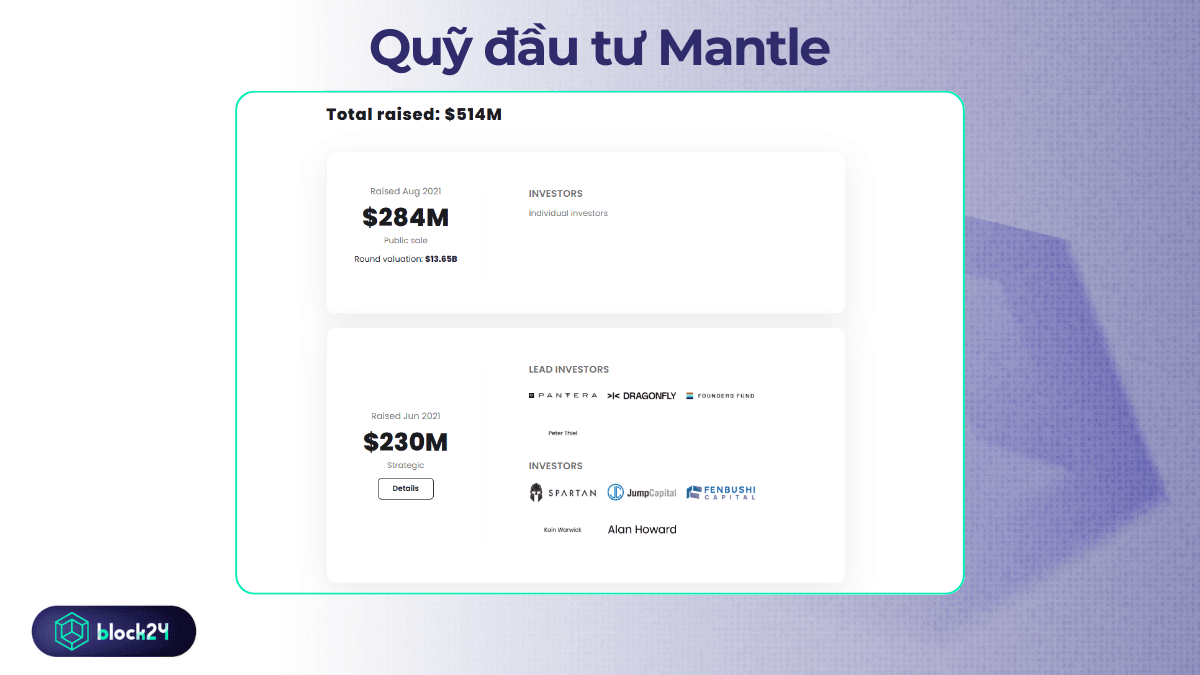 Quỹ đầu tư vào Mantle (BitDAO cũ)