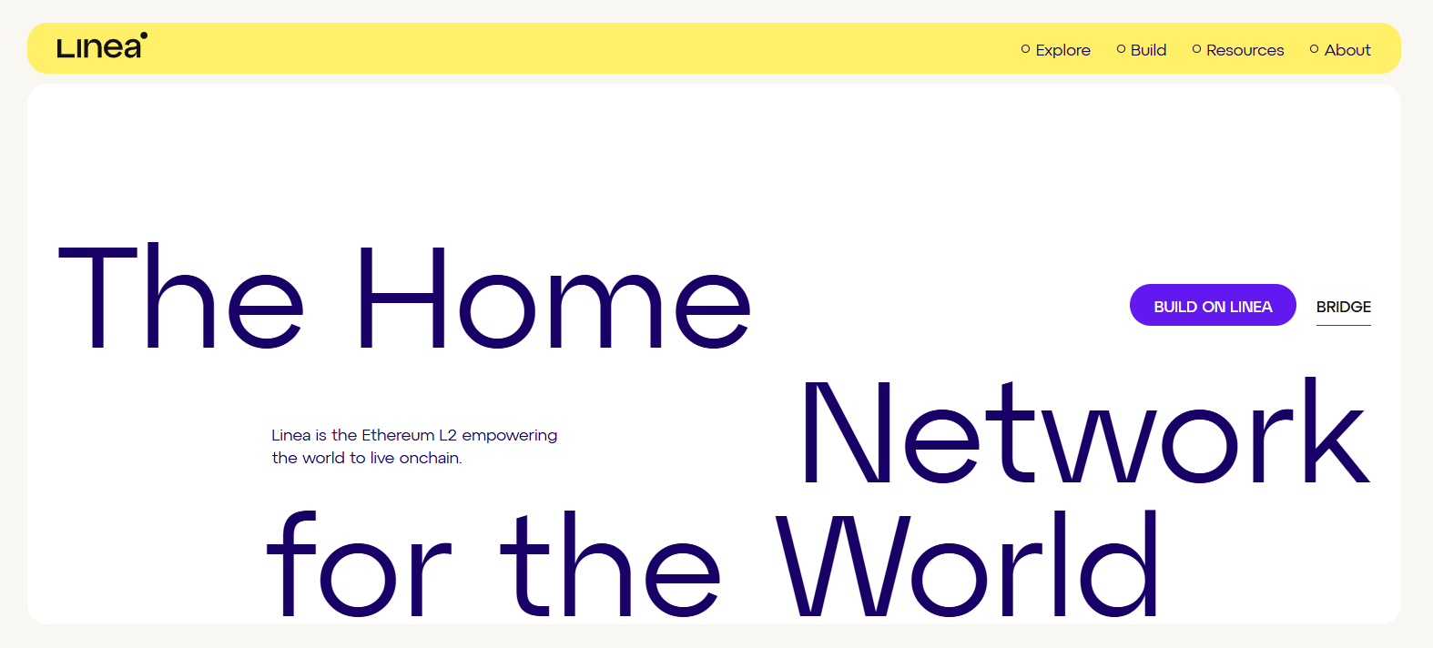 Trang chủ Website Linea