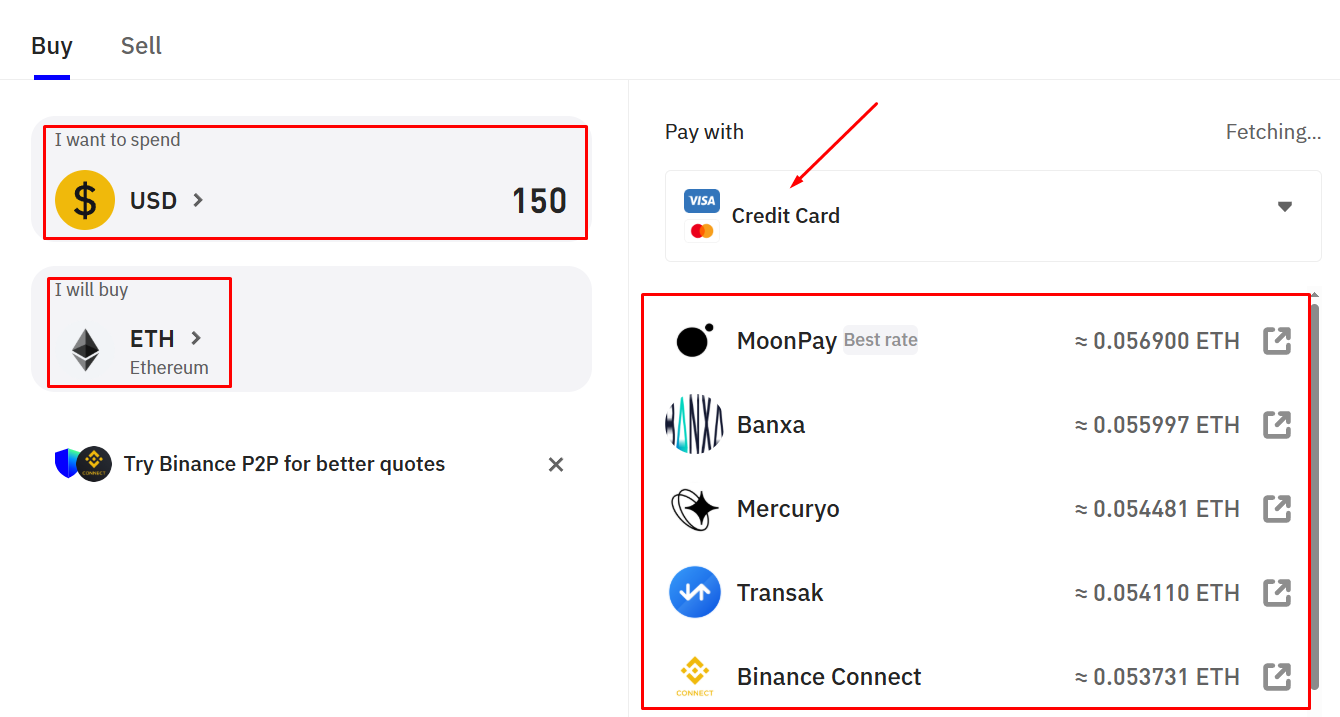 Nhập các thông tin yêu cầu để mua coin