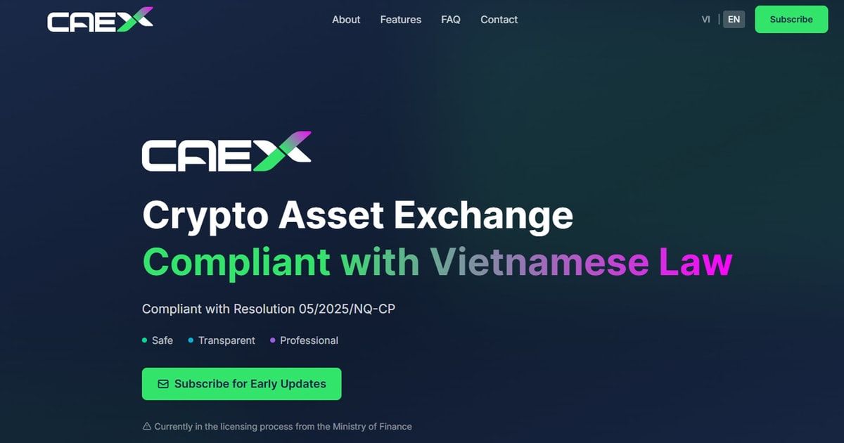 CAEX – Công ty thuộc hệ sinh thái VPBank sẵn sàng thí điểm sàn giao dịch  tài sản mã hóa