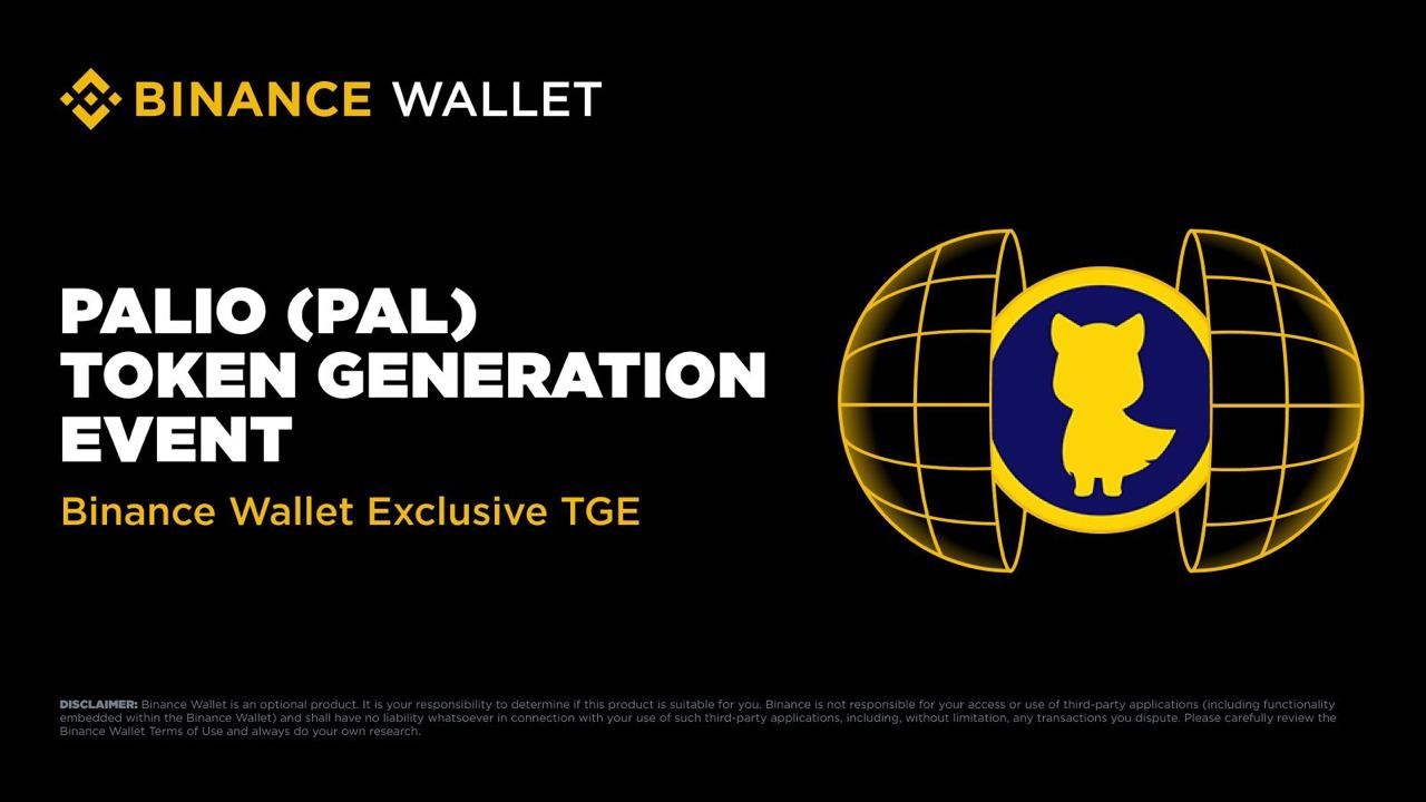 Binance Wallet khởi động sự kiện IDO số 28: PalioAI (PAL)!