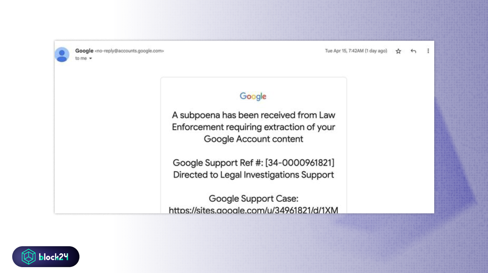 Báo sự cố giả mạo qua gmail