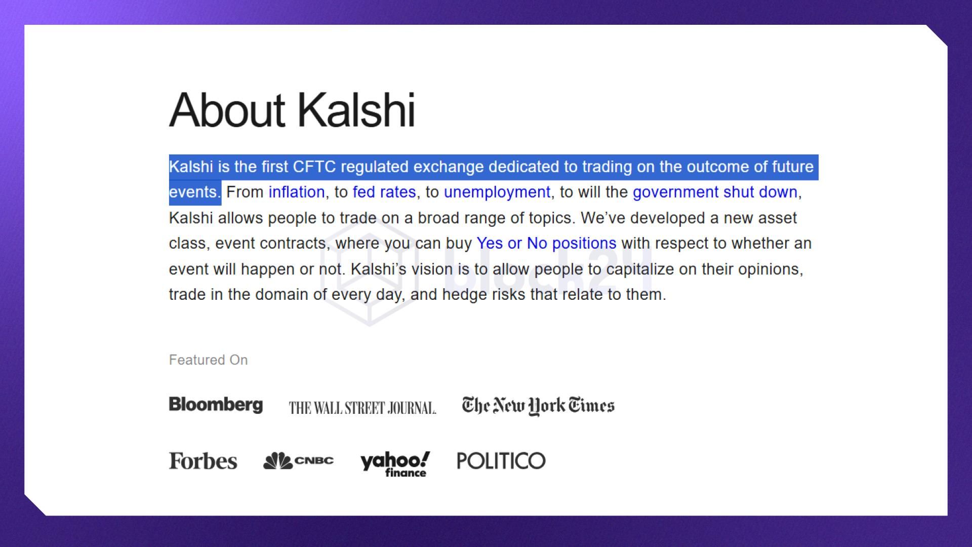 Kalshi đã được CFTC cấp phép hoạt động chính thức (Nguồn: kalshi.com)
