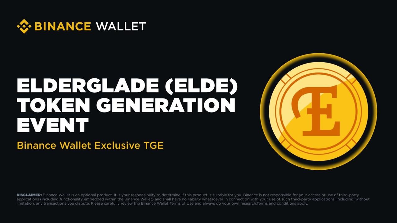 Binance khởi động IDO Elderglade (ELDE) vào ngày 27/5/2025!