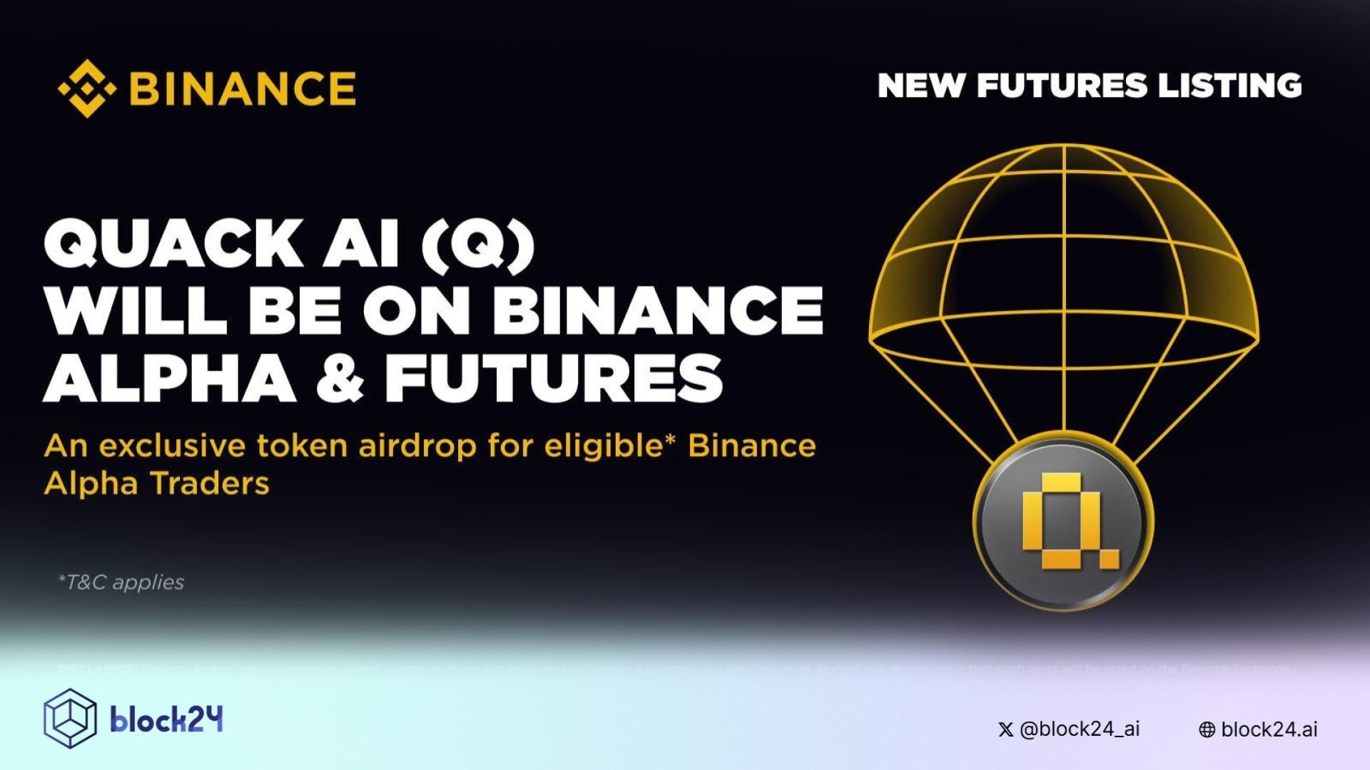 Binance sẽ airdrop 2 đồng coin này ngày 2/9/2025