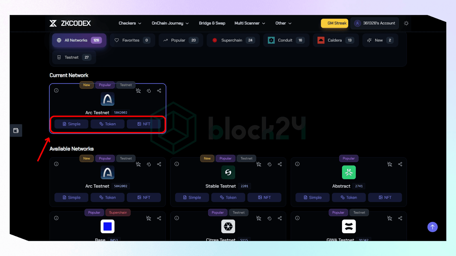 Chọn phương thức deploy smart contract