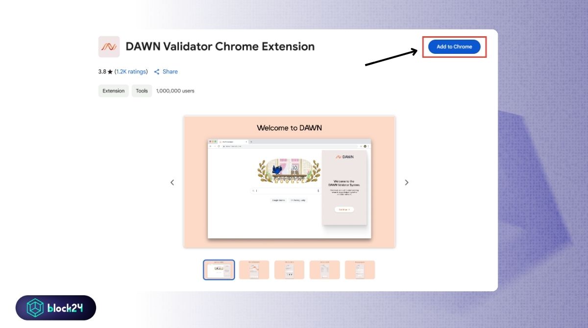 Tải DAWN Extension