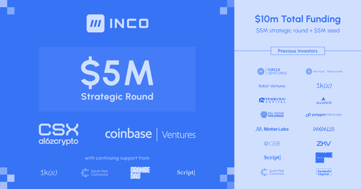 Inco và các nhà đầu tư của dự án privacy này