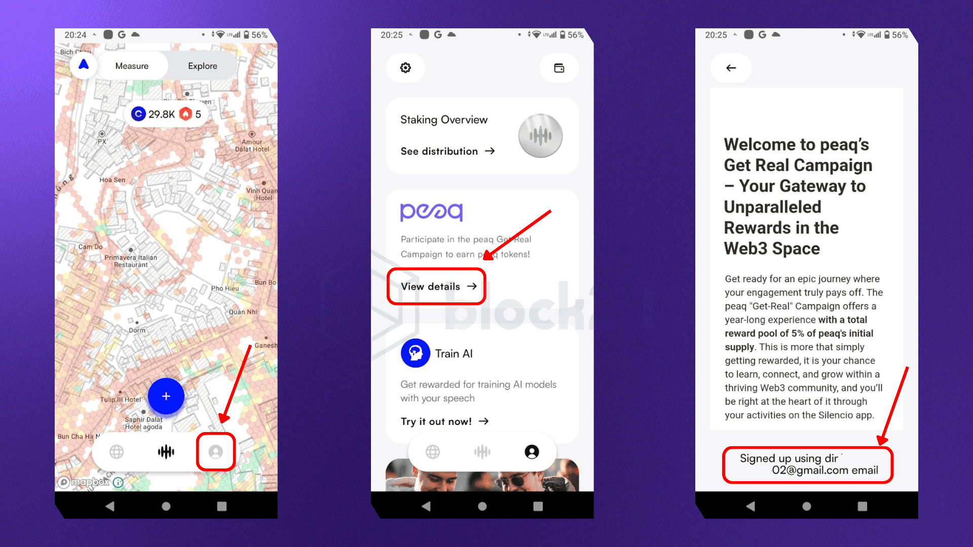 Kích hoạt tài khoản Silencio với Peaq portal