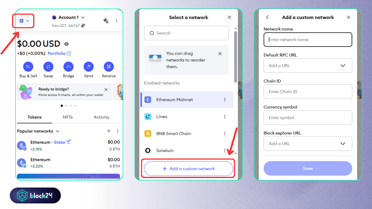 Thêm mạng Sonic vào Metamask