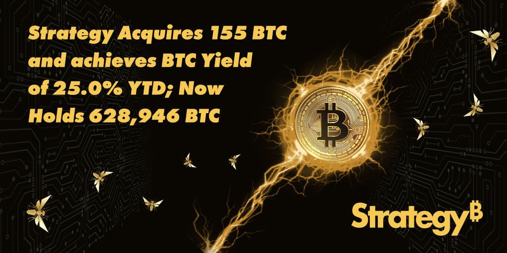 Strategy thông báo mua thêm 18 triệu USD Bitcoin tuần qua (4/8 - 10/8) - nguồn: X (Twitter)