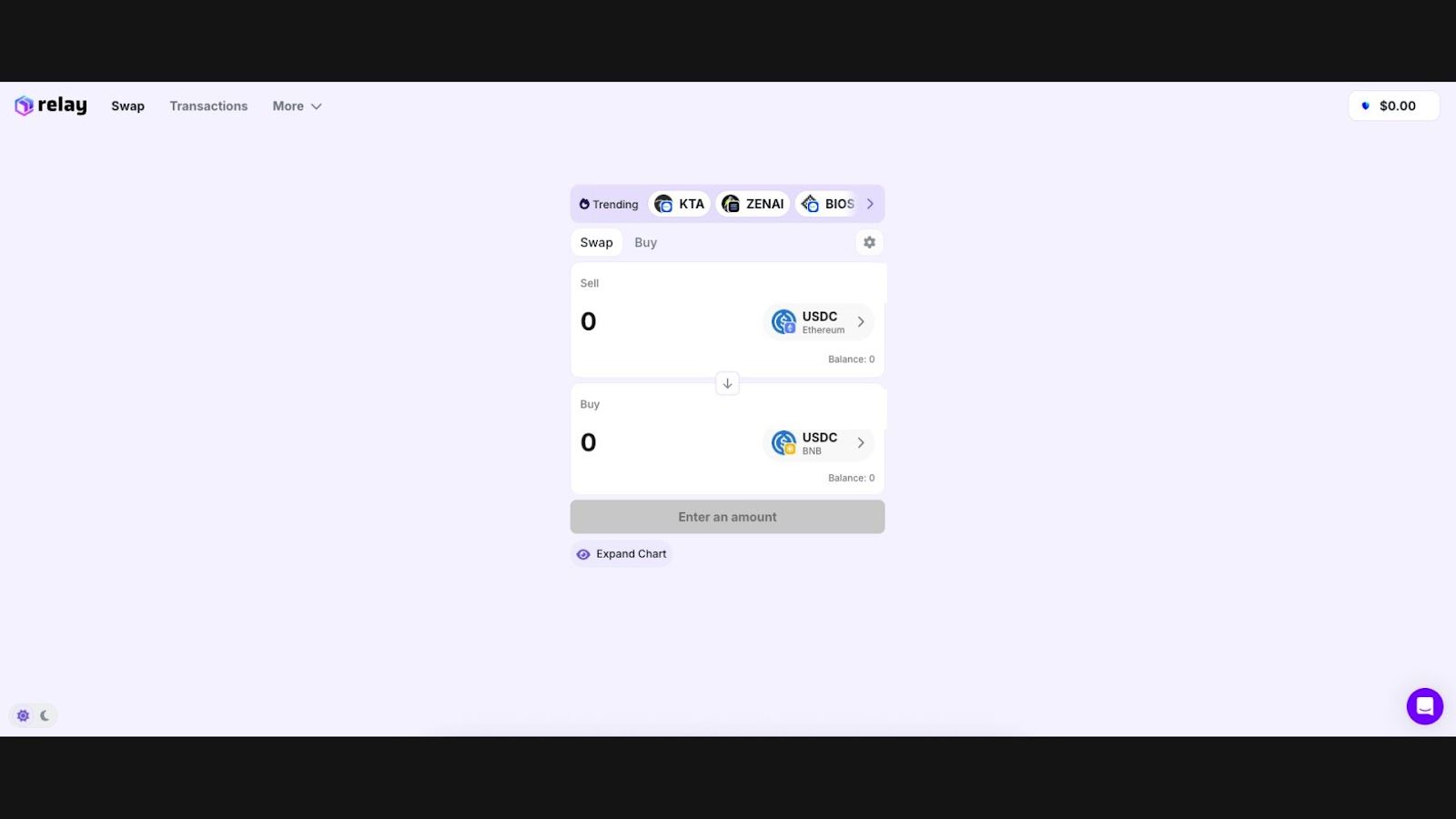 Swap xuyên chuỗi trên Relay