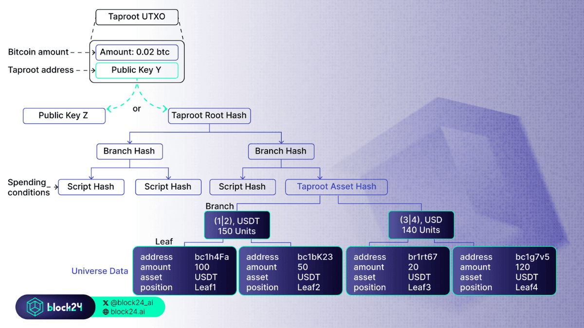 Cơ chế hoạt động của Taproot Assets